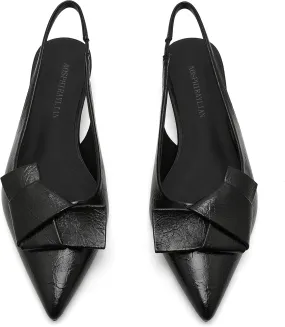 AOSPHIRAYLIAN Kitten Heels for Women Sandals Black Heels Women's Pumps Low Heel Dress Shoes for Women Wedding Slingback Heels Pointed Toe Heels
