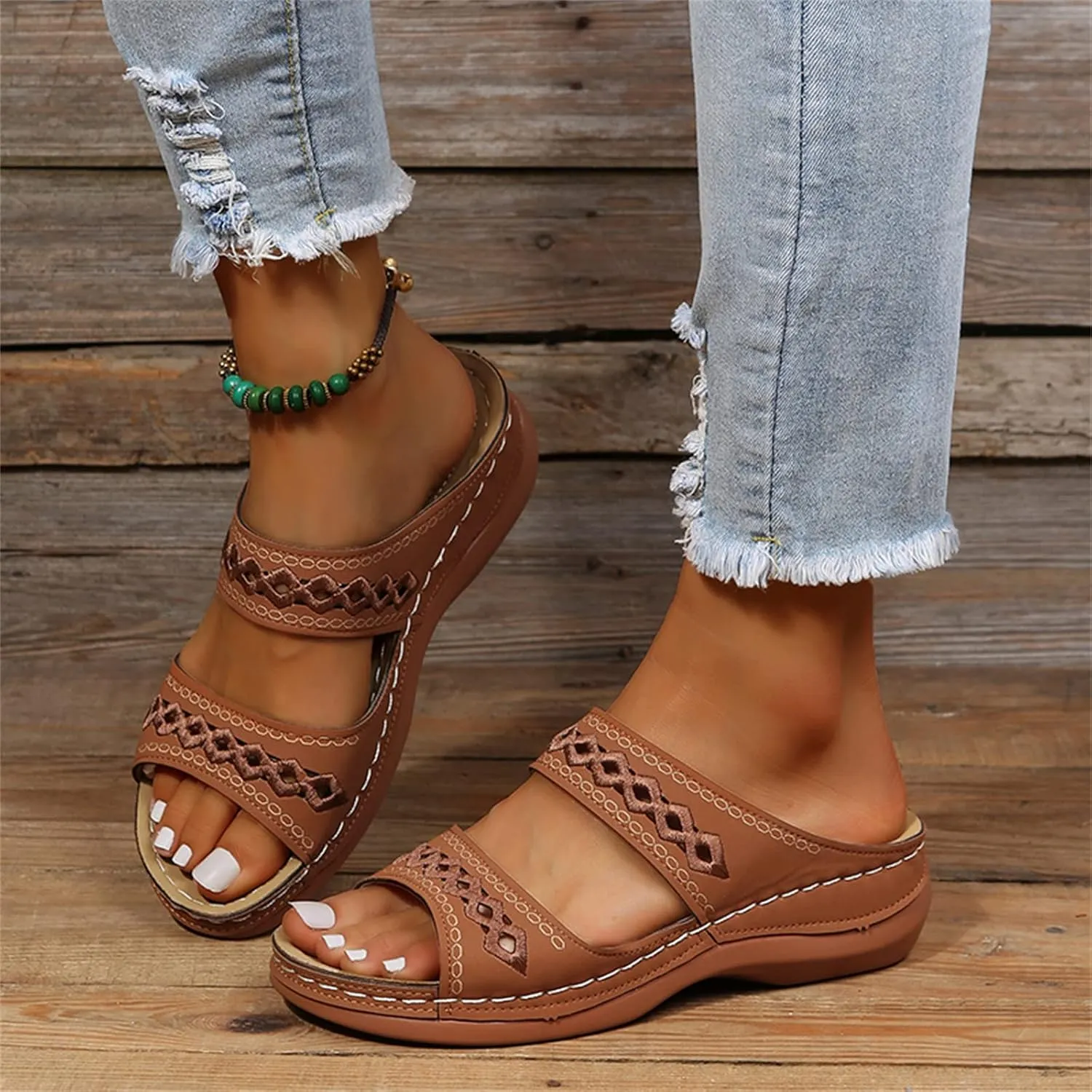 Beach Sandals For Woman Orthopedic Slippers Flip Flops with Arch Support for Flat Feet Comfortable Orthotic Flip Flops 204