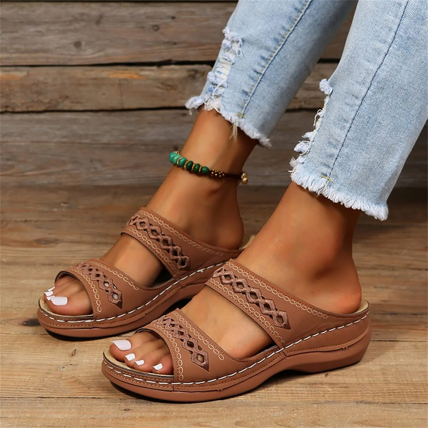 Beach Sandals For Woman Orthopedic Slippers Flip Flops with Arch Support for Flat Feet Comfortable Orthotic Flip Flops 204