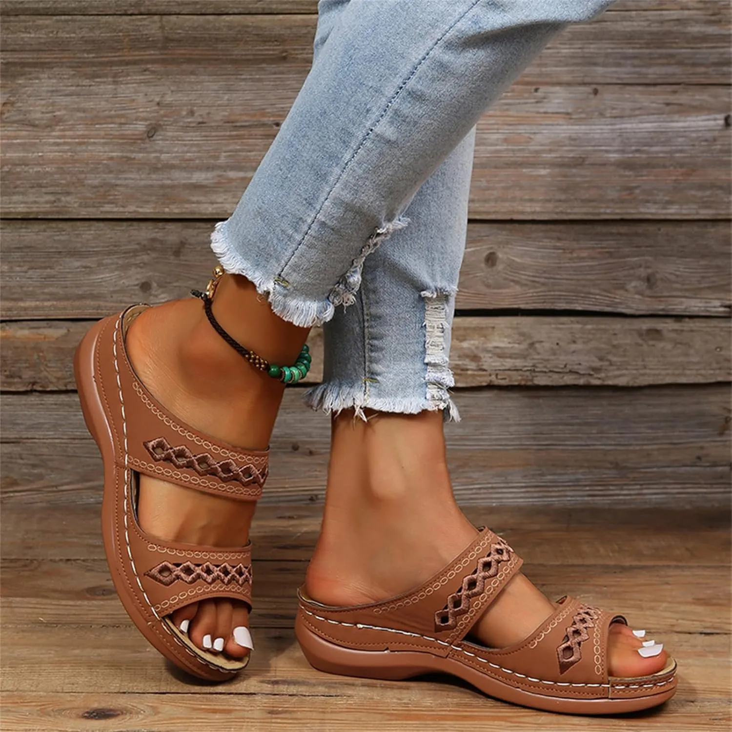 Beach Sandals For Woman Orthopedic Slippers Flip Flops with Arch Support for Flat Feet Comfortable Orthotic Flip Flops 204