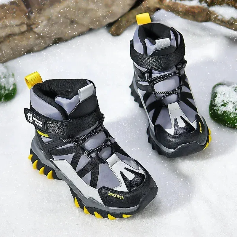 Boys Stylish Winter Long Warm Snow Boots