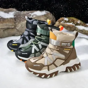 Boys Stylish Winter Long Warm Snow Boots