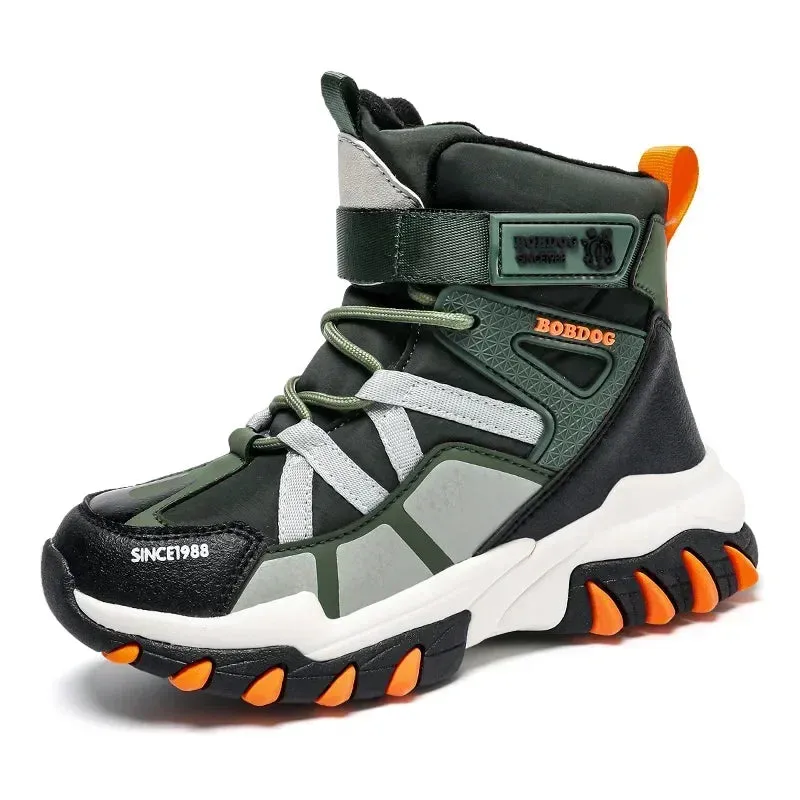 Boys Stylish Winter Long Warm Snow Boots