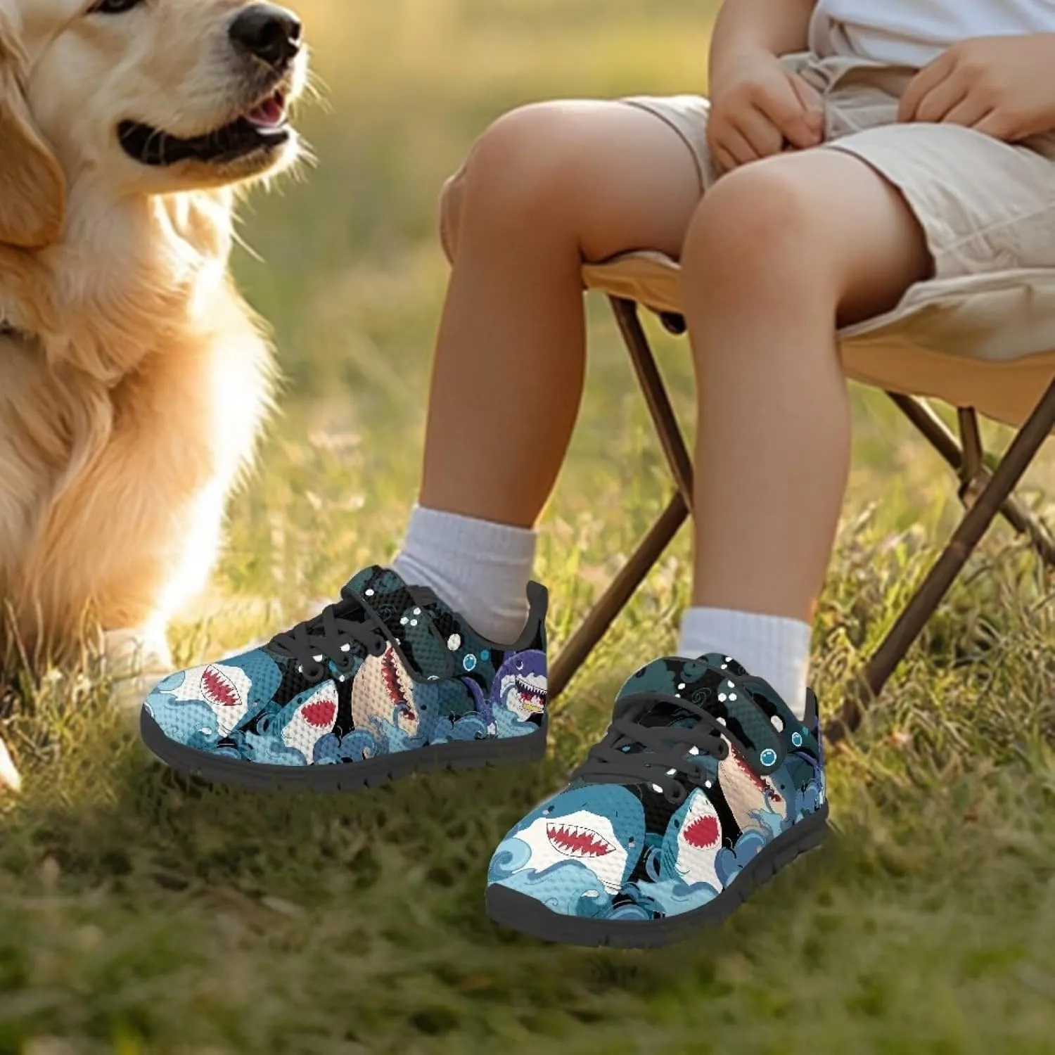 Boys Tennis Shoes Breathable Kids Sneakers for Running Walking