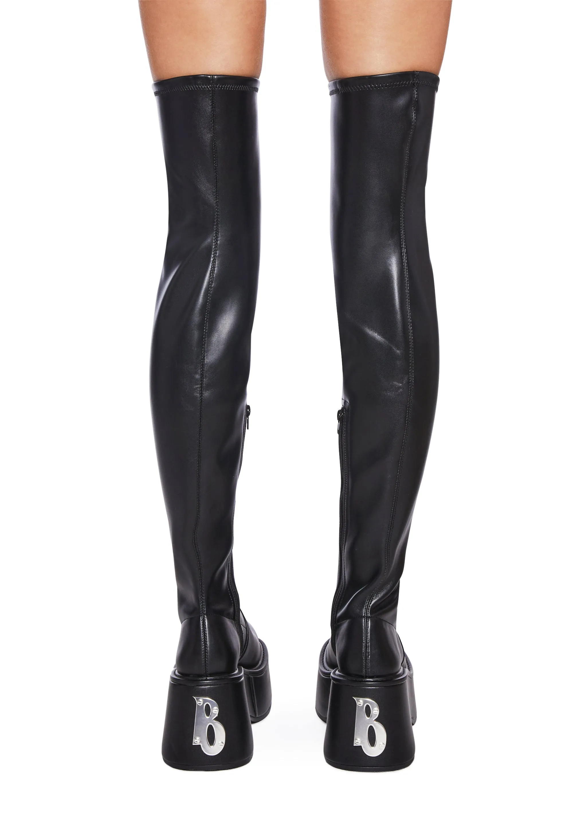 Brilliance Chic Stretch Platform Boots