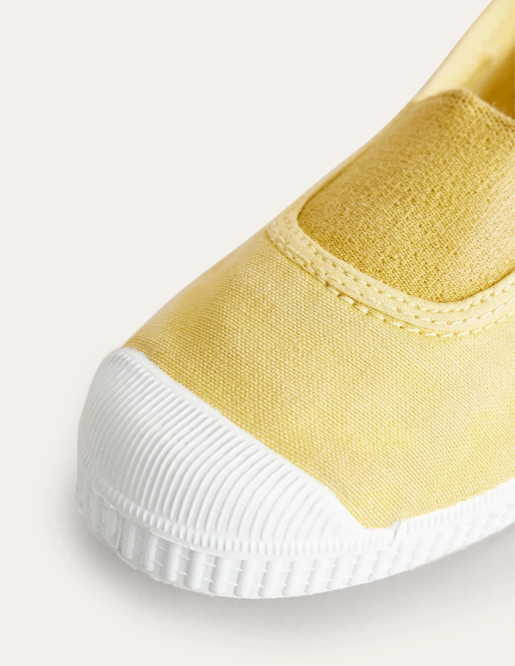 Canvas Plimsolls-Yellow