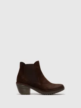 Chelsea Ankle Boots WOTE078FLY DK.BROWN