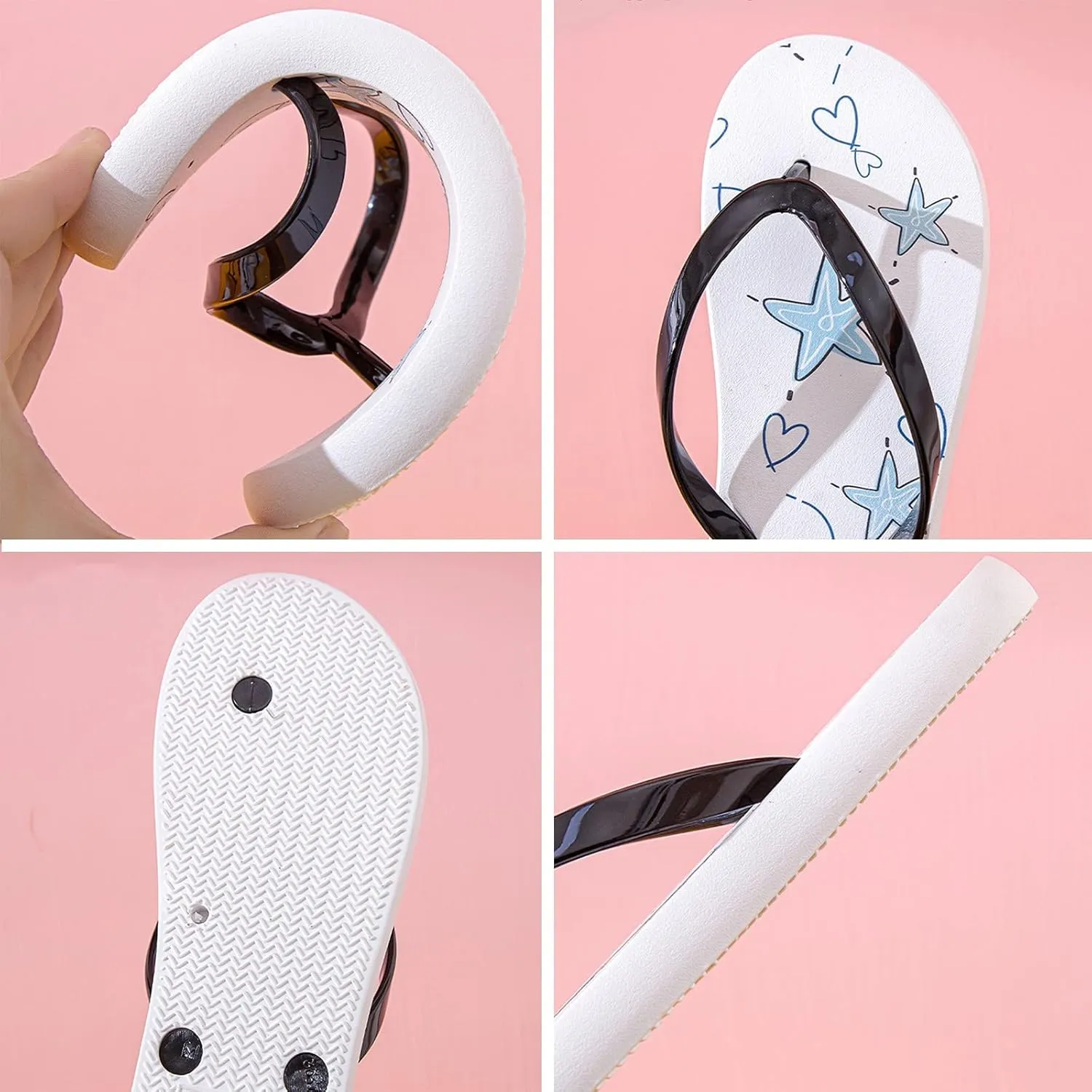 Comfort Beach Sandals for Women Slippers Sandals Womens Flip Flops Flat Sandals Lightweight Walking Thong