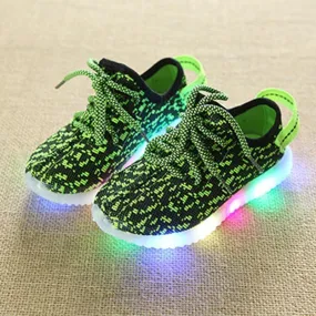 Comfy Lace-up LED Sneaker for Kids