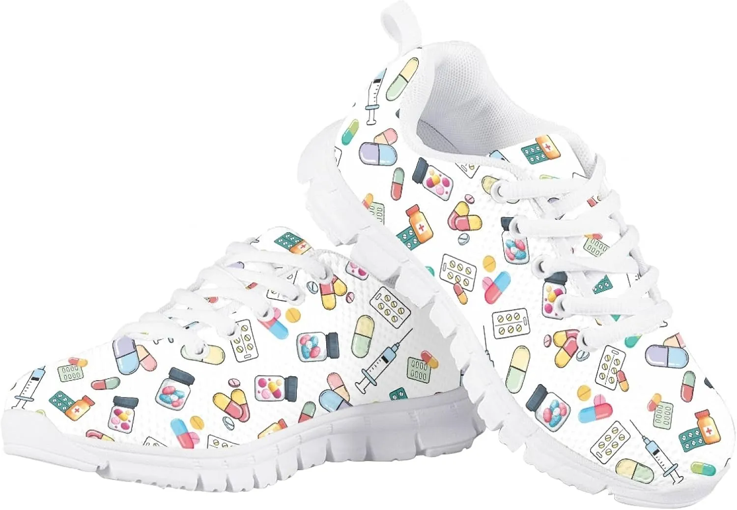 Cumagical Kids Shoes Breathable Sneakers for Boys Girls Night Running Safety