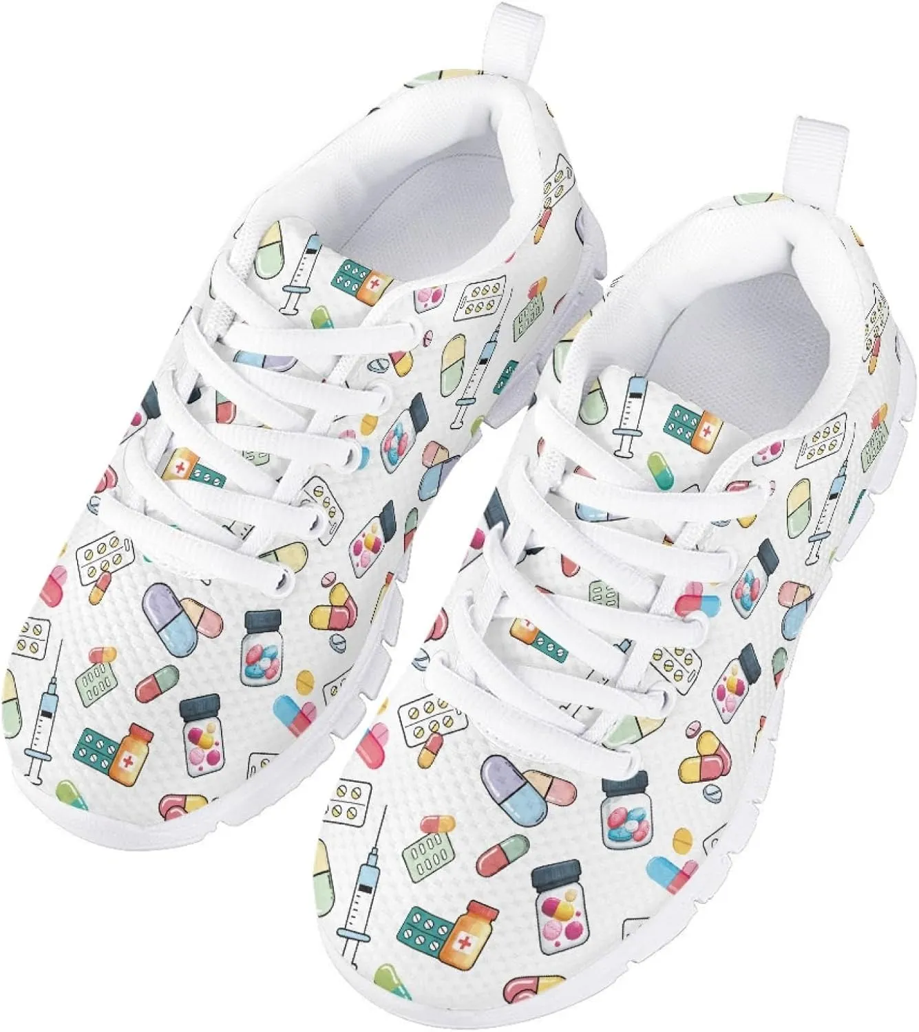 Cumagical Kids Shoes Breathable Sneakers for Boys Girls Night Running Safety