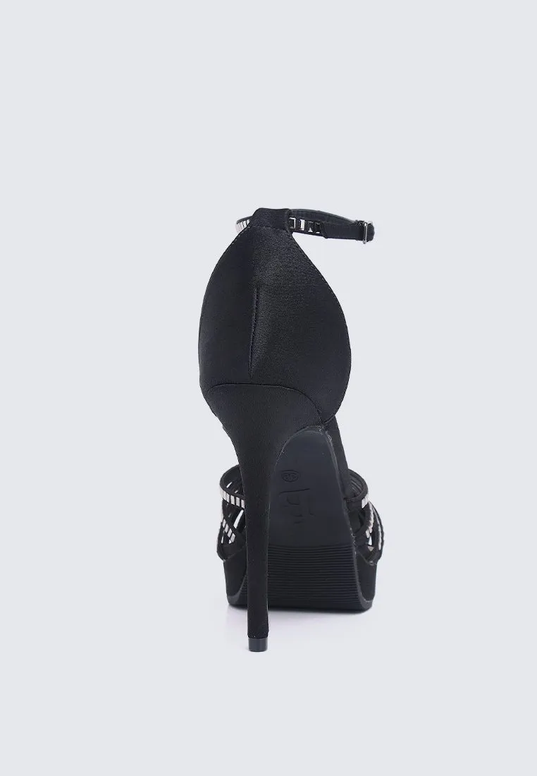 Dulce Comfy Heels In Black