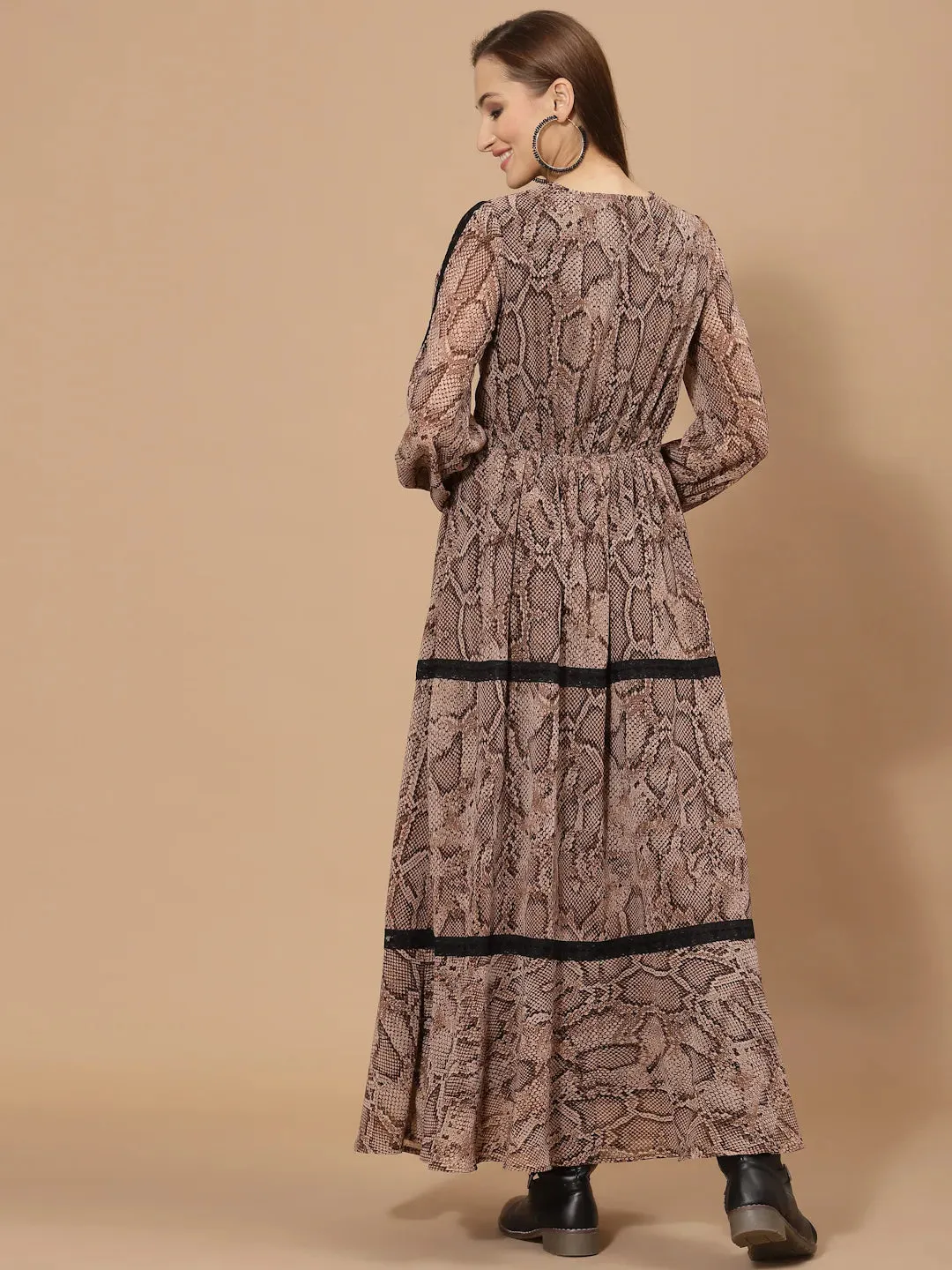 Flawless Trendy Women Animal Printed Dress | SARAH