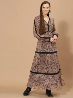 Flawless Trendy Women Animal Printed Dress | SARAH