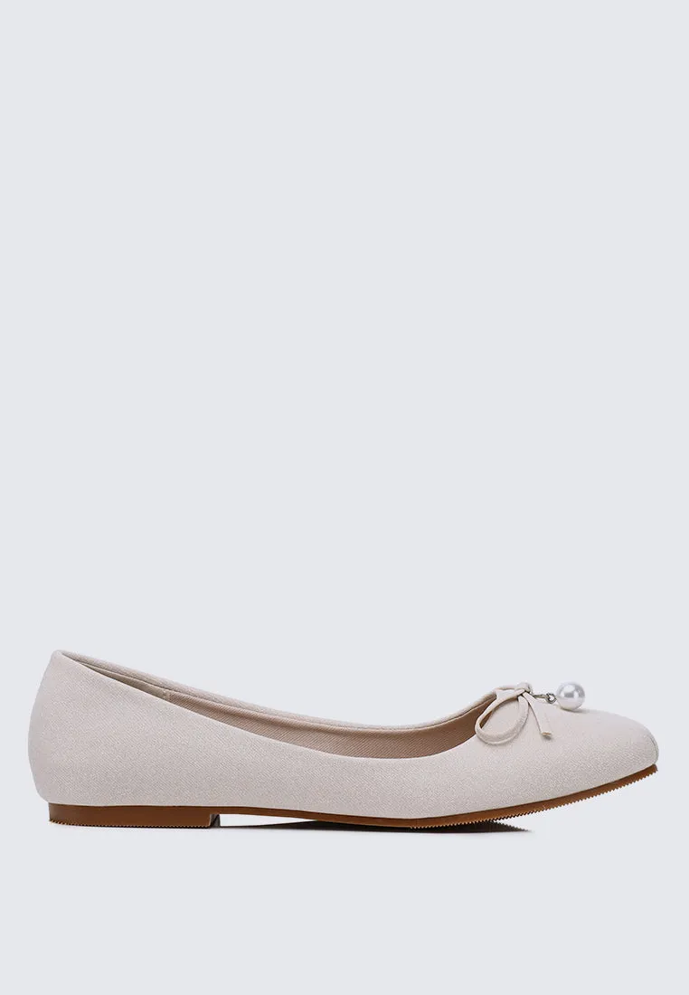 Gem Comfy Ballerina In Nude
