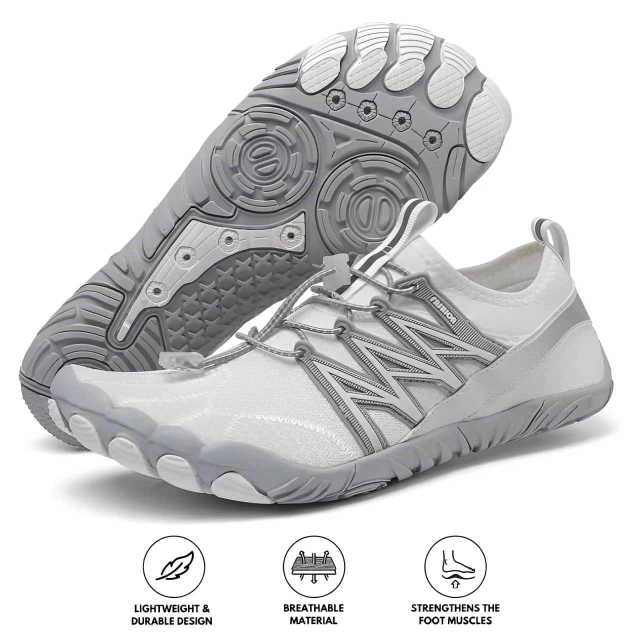 GRW Ortho Barefoot Men Shoes | Non-slip Breathable Everyday Outdoor Shoes