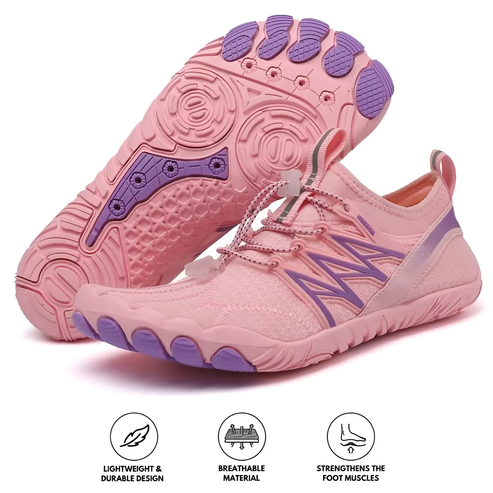 GRW Ortho Barefoot Men Shoes | Non-slip Breathable Everyday Outdoor Shoes