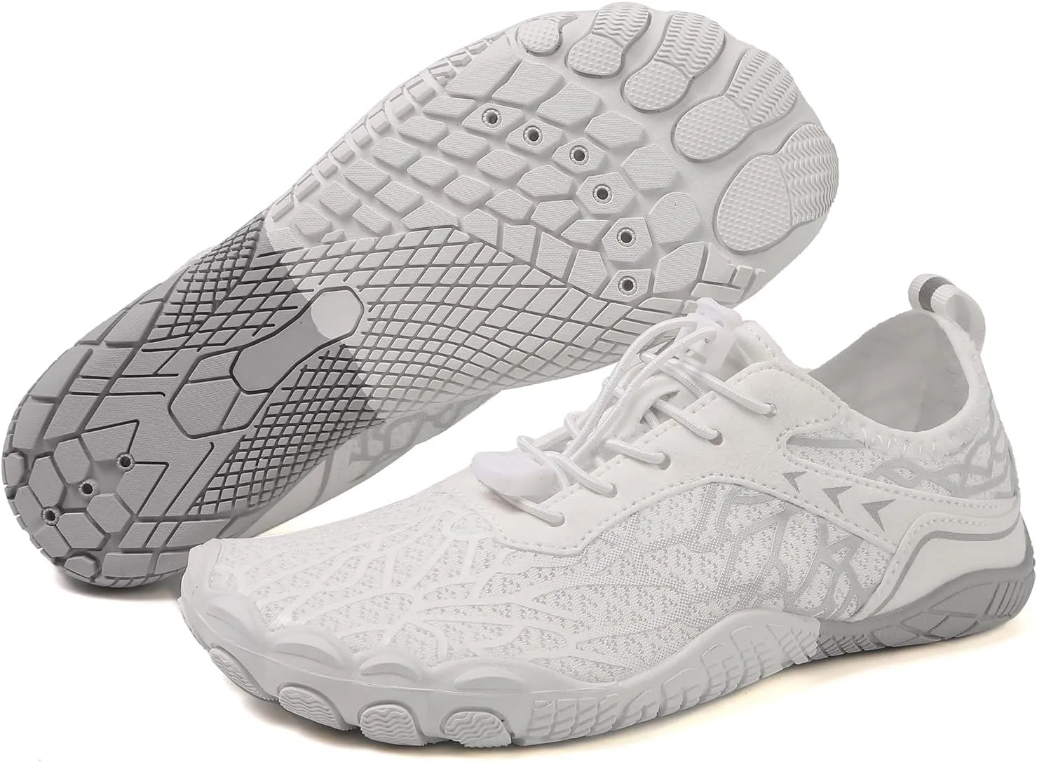 Hike Barefoot Shoes Women Men, Pro with Wide Toe Box Healthy Non Slip Unisex, Outdoor Hiking Footwear, Breathable Water Beach Pool Aqua Swim Surf Walking Shoes, Diabetic Sneakers for Yoga Walk
