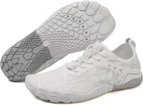 Hike Barefoot Shoes Women Men, Pro with Wide Toe Box Healthy Non Slip Unisex, Outdoor Hiking Footwear, Breathable Water Beach Pool Aqua Swim Surf Walking Shoes, Diabetic Sneakers for Yoga Walk