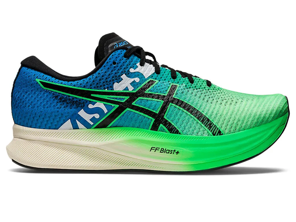 Men's Asics Magic Speed 2 EKIDEN, New Leaf/Black, 12 D Medium