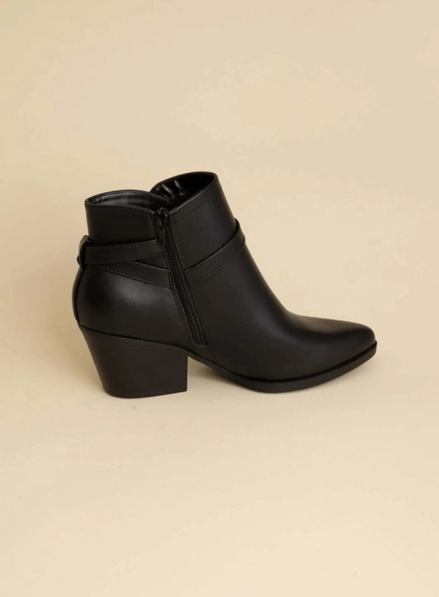 Nadine Ankle Buckle Boots