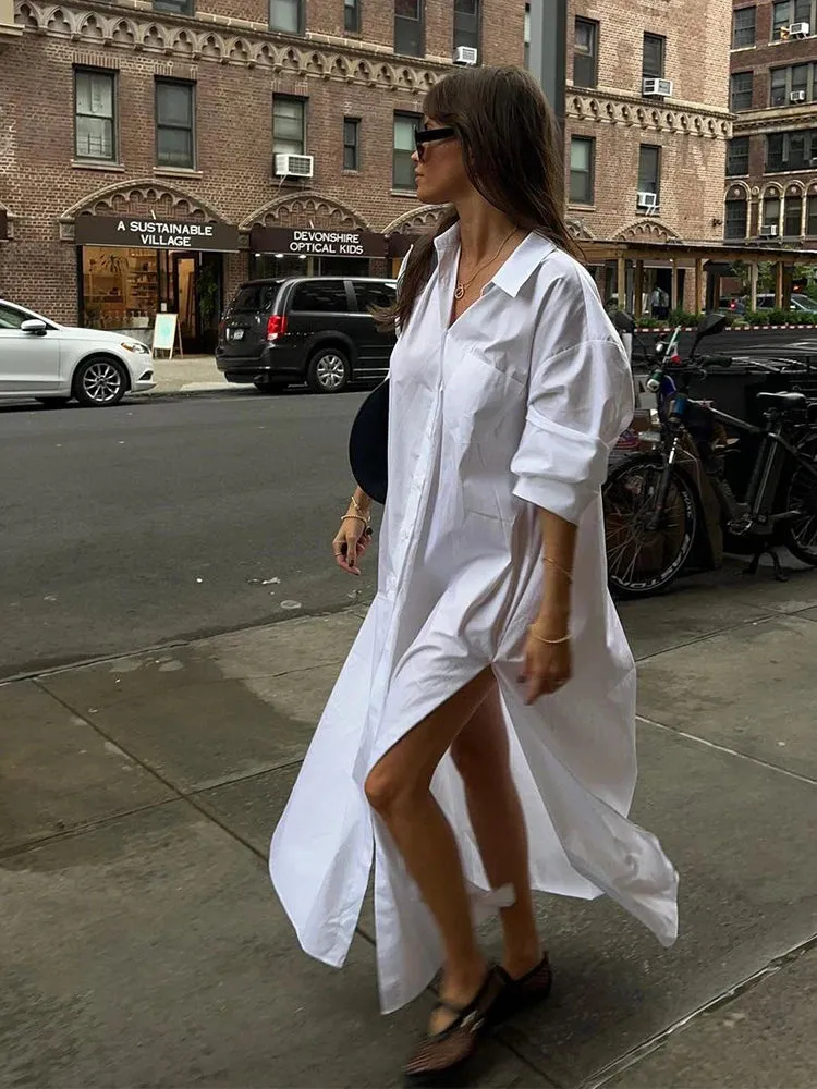 Odessa - Casual Loose Shirt Dress for Women