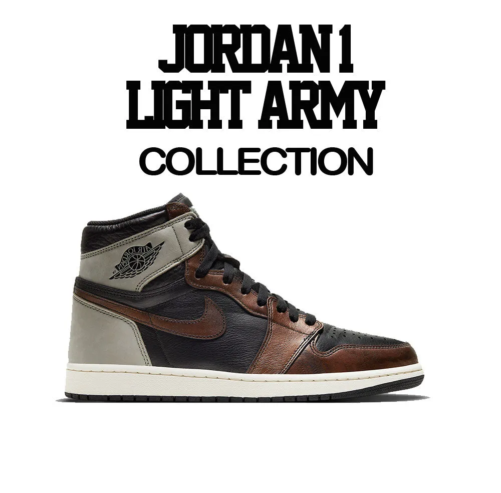 Retro 1 Light Army Big Bear Shirt