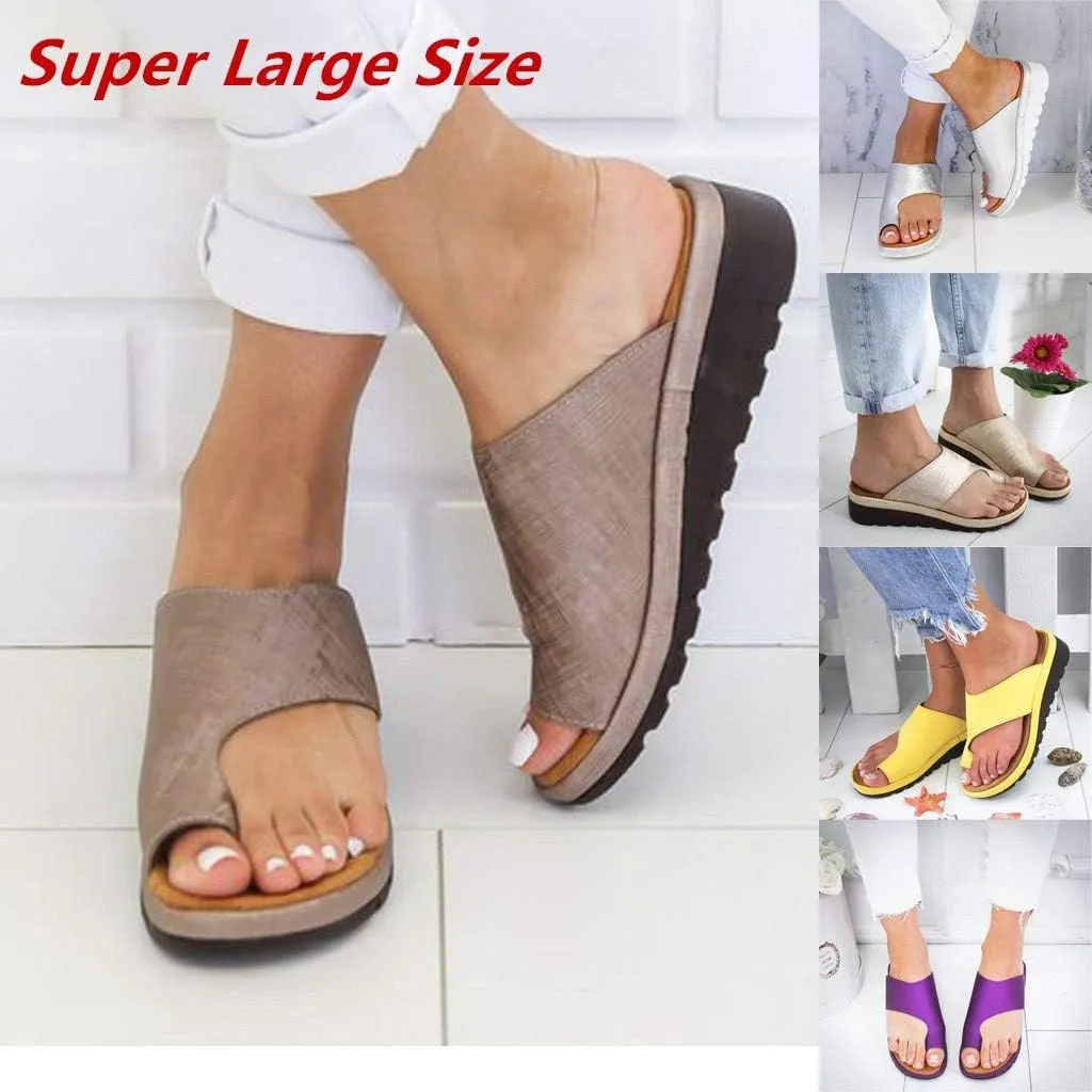 Sandals for Women Wide Width,2020 Fashion Comfy Platform Sandal Comfortable Snakeskin Shoes Summer Beach Travel Flip Flops