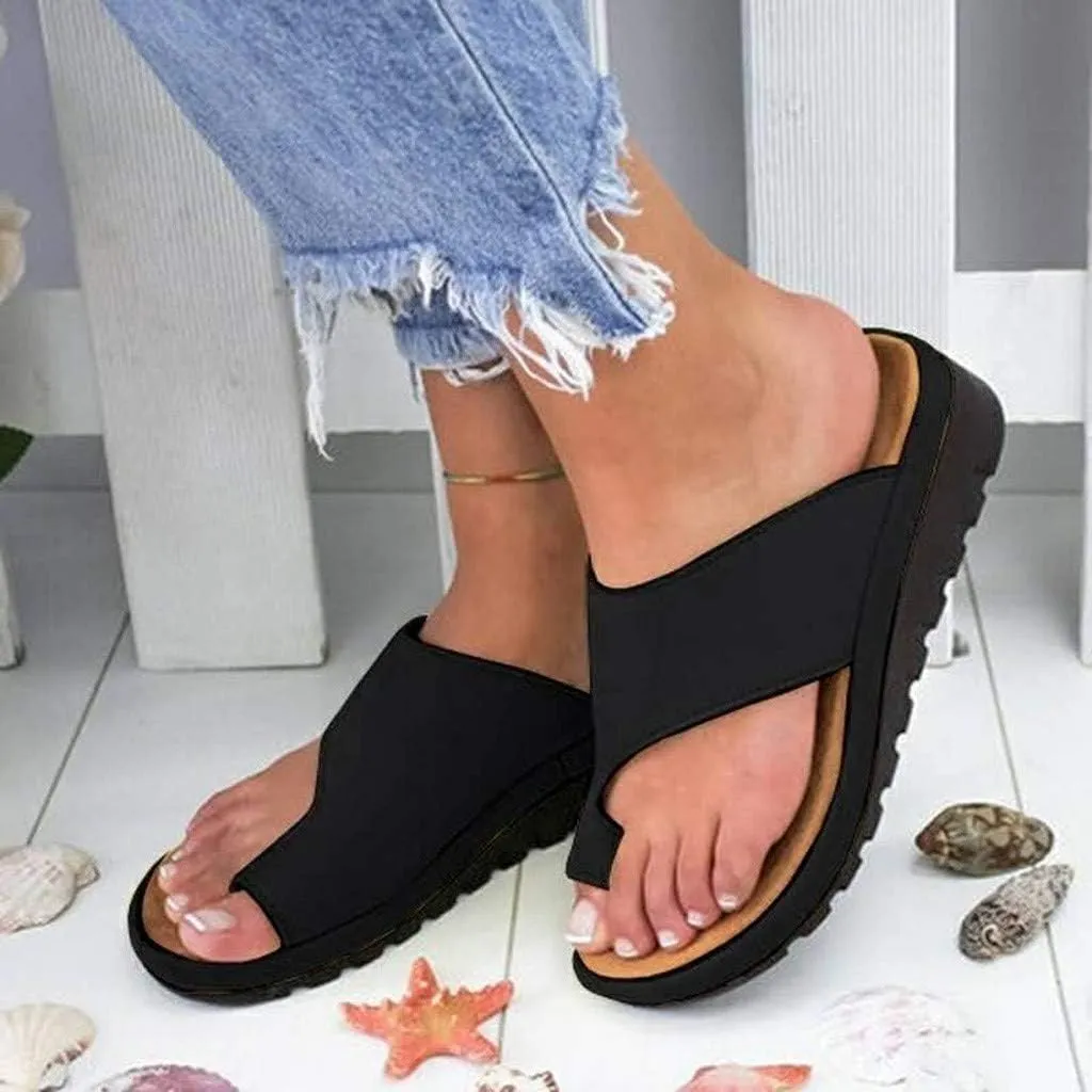 Sandals for Women Wide Width,2020 Fashion Comfy Platform Sandal Comfortable Snakeskin Shoes Summer Beach Travel Flip Flops
