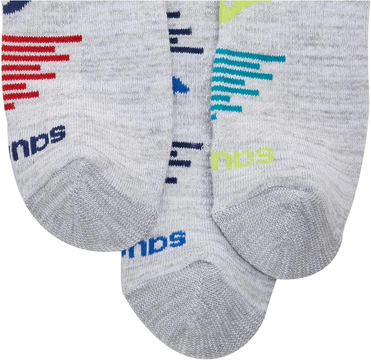 Saucony Men's Multi-pack Firework Ventilating Performance Comfort No-show Socks