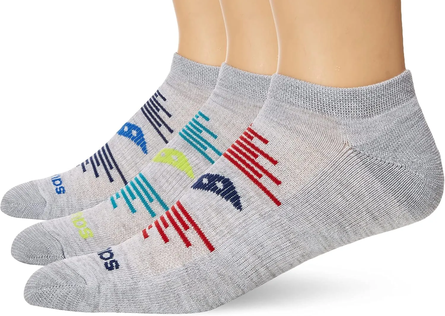Saucony Men's Multi-pack Firework Ventilating Performance Comfort No-show Socks