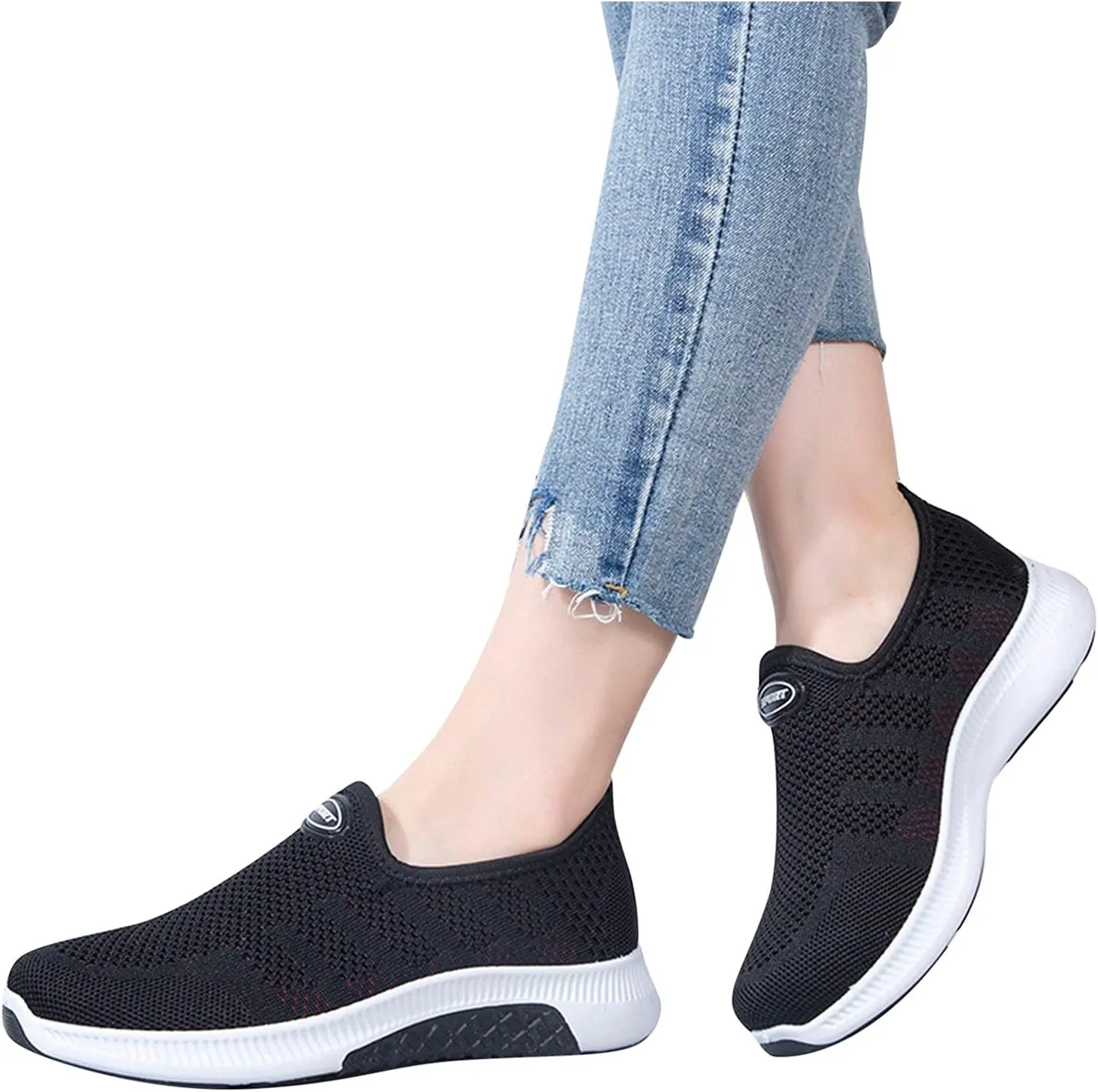 Shoes Breathable Lightweight Ladie's Mesh Fashion Running Comfortable Women's Barefoot Walking Shoes Women