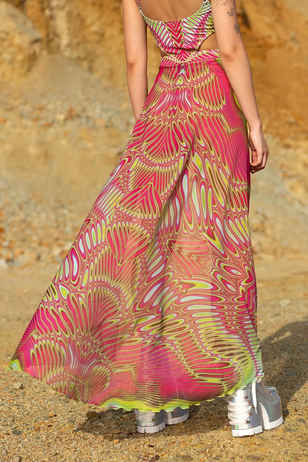 Sweet Poison Open Front Skirt
