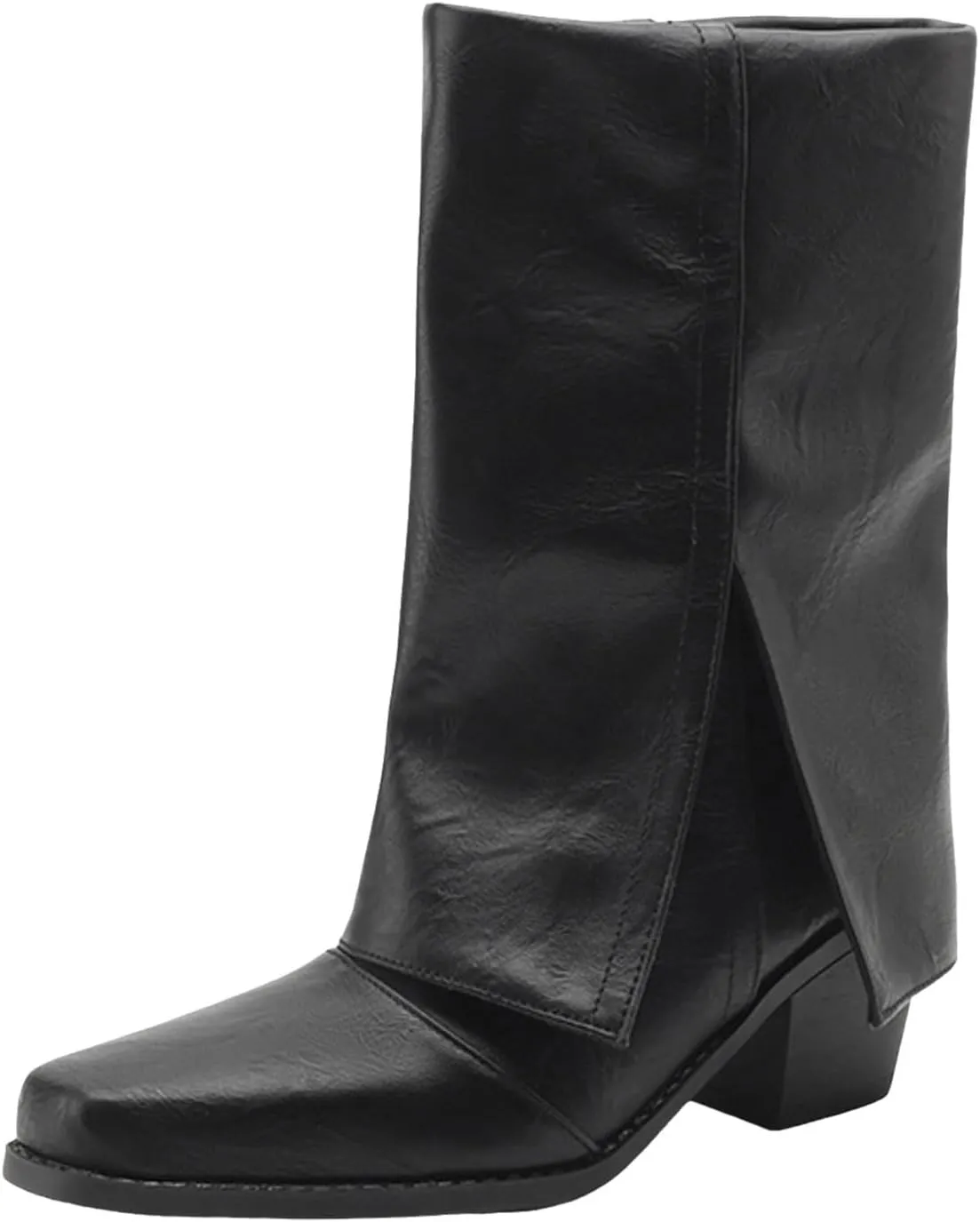 Womens Combat Boots Black Chunky Block Heel Bootie Round Toe Lace up Ankle Boots Pointed Toe Low Heel Combat Boots